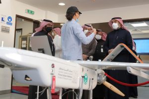 Al-Swaha listen to some engineers explanations